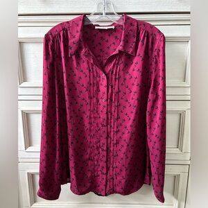 Beautiful burgundy blouse